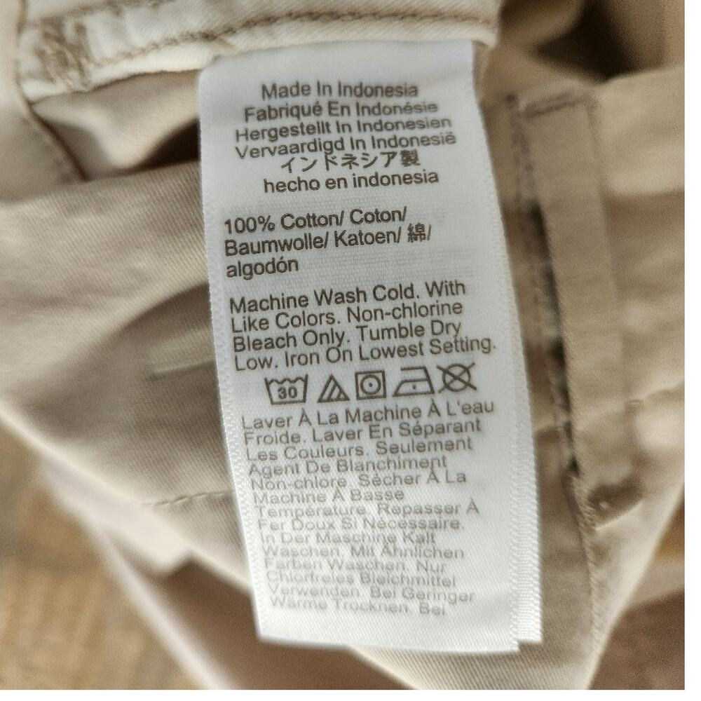 NWT Madewell Pleated Chino Pants in Uniform Twill Beige 33 - Picture 11 of 11
